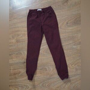 Vibrant USA Burgundy Jogger Pants Size 3